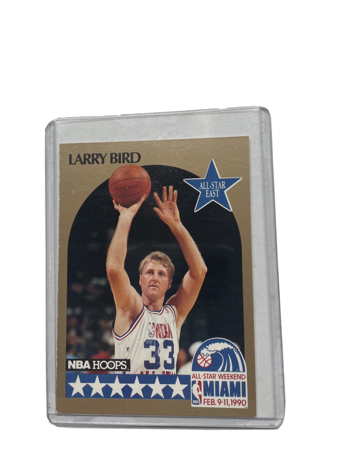 Larry Bird #2 NBA HOOPS 1990