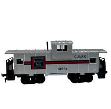 Bachmann HO scale 36' vision steel caboose 43-1107-16 Burlington Northern BOX D