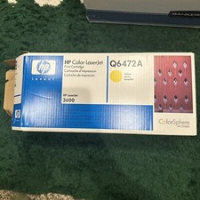 NEW Genuine HP YELLOW Toner Cartridge Q6472A HP Color LaserJet 3600 OEM NEW