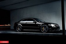 Cars mercedes clk black Desk Mat Stitched