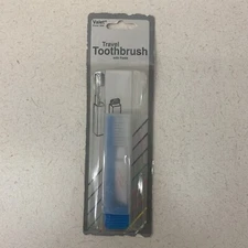 NEW Travel Toothbrush Set with Toothpaste Valet Since 1946 Vintage