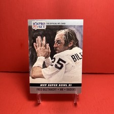 1990 Pro Set Super Bowl MVP's Fred Biletnikoff #11 HOF VG🦄
