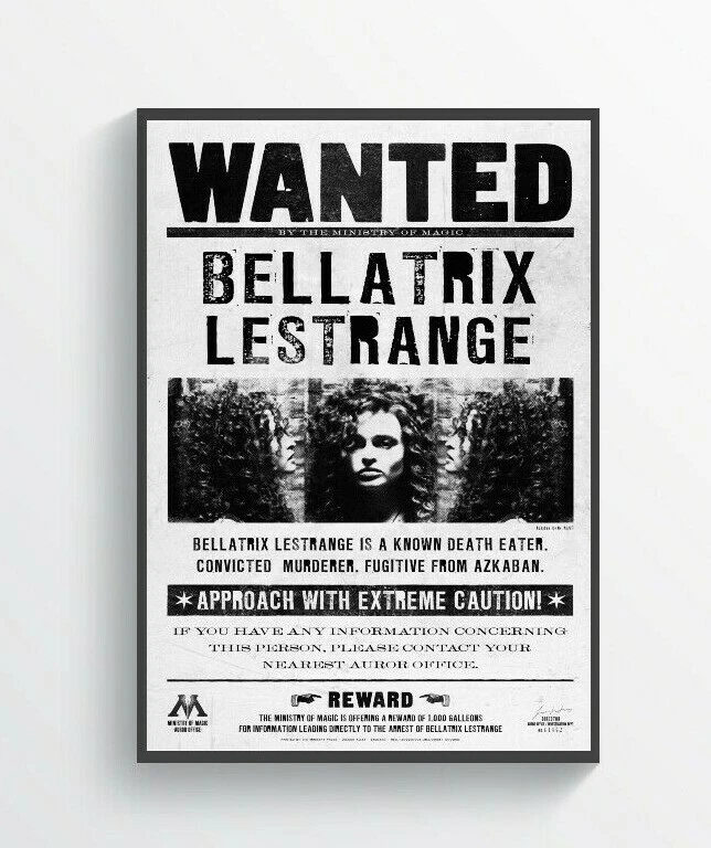 Fenrir Greyback Wanted Poster
