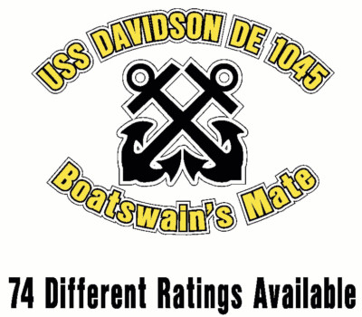 USS DAVIDSON DE 1045 Oval Decal / Sticker Military USN U S Navy S06A | eBay