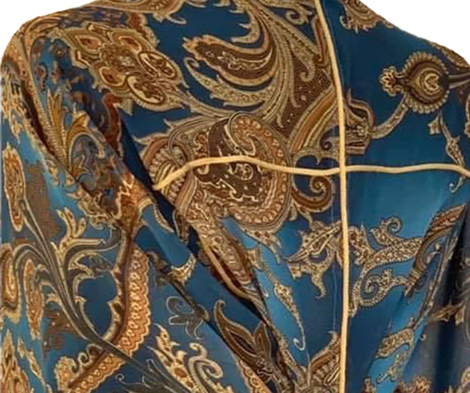 Kabalakhi Tocado Nacional de Seda para Clima Frío, Decorado con Pincel de Seda Foto 2 de 4