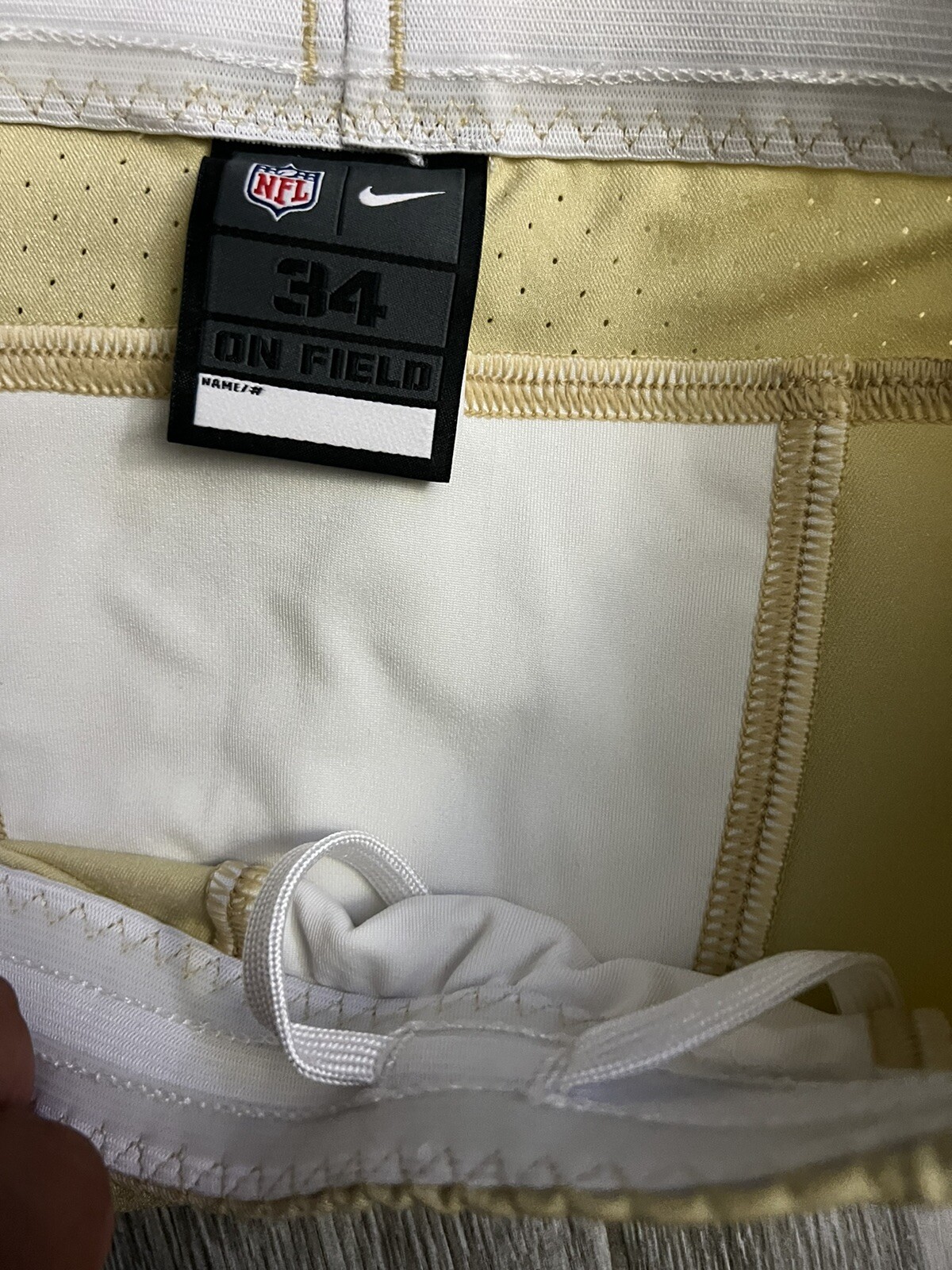 Team Issued Nike New Orleans Saints NFL Football Pants Size 34” eBay