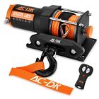 Tyt 2500 lb Atv/Utv Winch Synthetic Rope Kits, 12V Winch with Wireless Remote.
