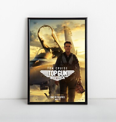 Top Gun: Maverick Framed Movie Poster 2022 | Tom Cruise - 11x17