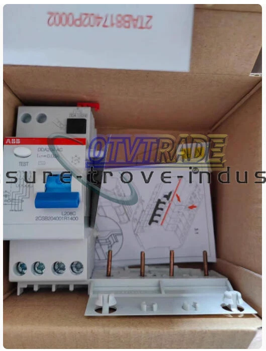 NEW 1PCS ABB DDA204 AC-40/0,03 RCD Block 2CSB204001R1400 for MCBs S200 series - Image 2 of 2