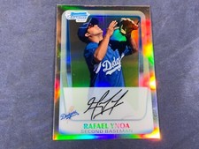 H5-95 BASEBALL CARD - RAFAEL YNOA LOS ANGELES DODGERS - AUTOGRAPHED - 2011 TOPPS
