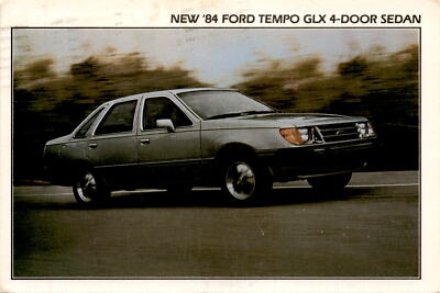 Ridgewood Ford, Inc., Mr. Glenn C. Leach, '84 Ford Tempo Postcard