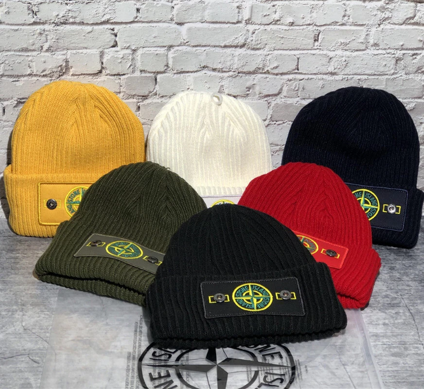 stone island knit beanie