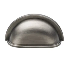 GlideRite 3" CC Classic Bin Cabinet Hardware Drawer Pull Satin Pewter - 953-P-1