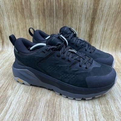 Hoka One One Kaha Low GTX Men's Size 7.5 Women's 8.5 Shoes Black Satellite Grey