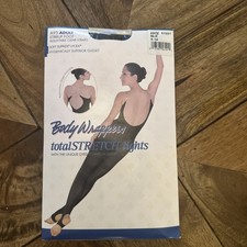 New Bodywrappers A93 Black Stirrup Body Tight Child 8-14