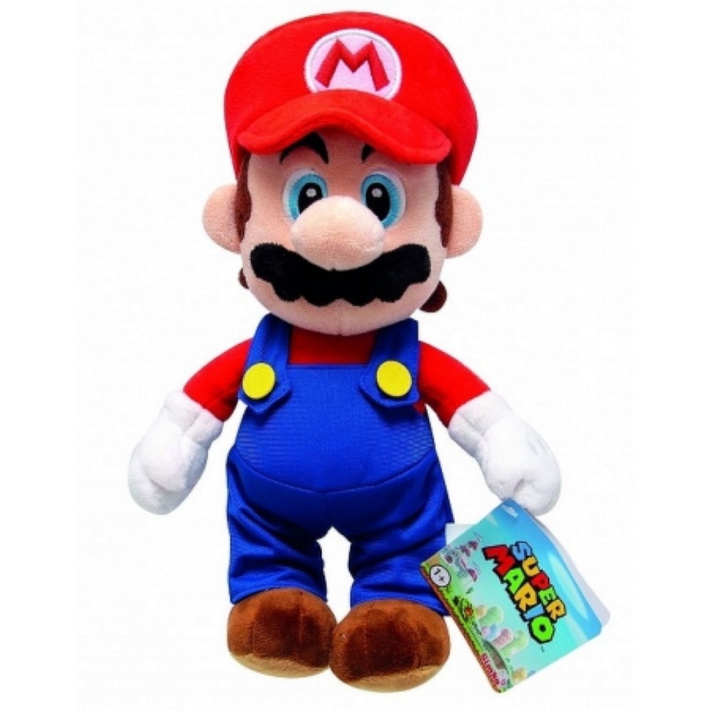 Peluche Super Mario 30cm idée cadeau de Noël originale pour collectionneur rétro