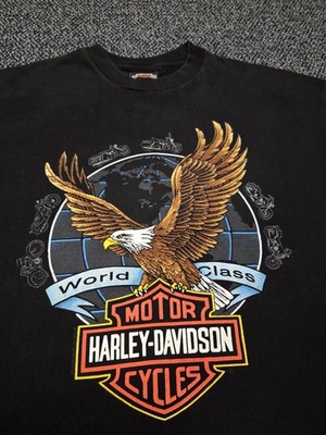 Vintage Harley Davidson Shirt 90's Size XL Fond Du Lac Wisconsin 1992