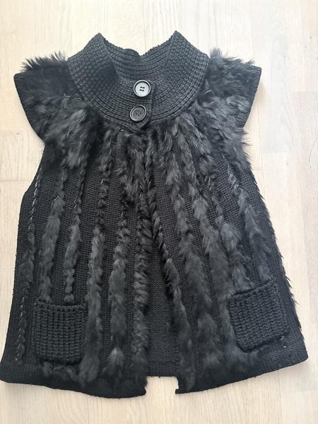 Women Moschino Cheap&Chic Vest Black Wool S