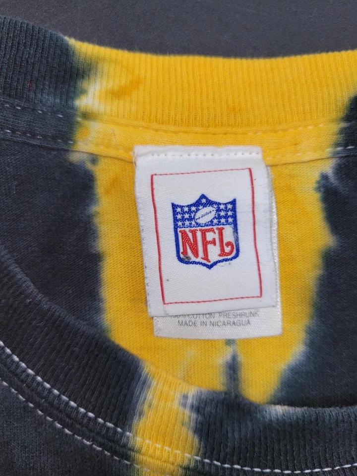 NFL Pittsburgh Steelers Camiseta Ben Roethlisberger Manga Corta Tie Dye Talla XL Foto 3 de 4