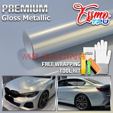 Gloss Metallic Shark Blue PPF TPU Paint Protection Film Dry Wet Apply Vinyl Wrap