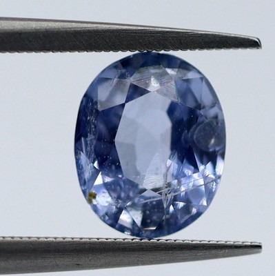 1.62 Ct 100% Natural Blue Sapphire Certified Loose Oval Cut 7x6 mm Gemstone