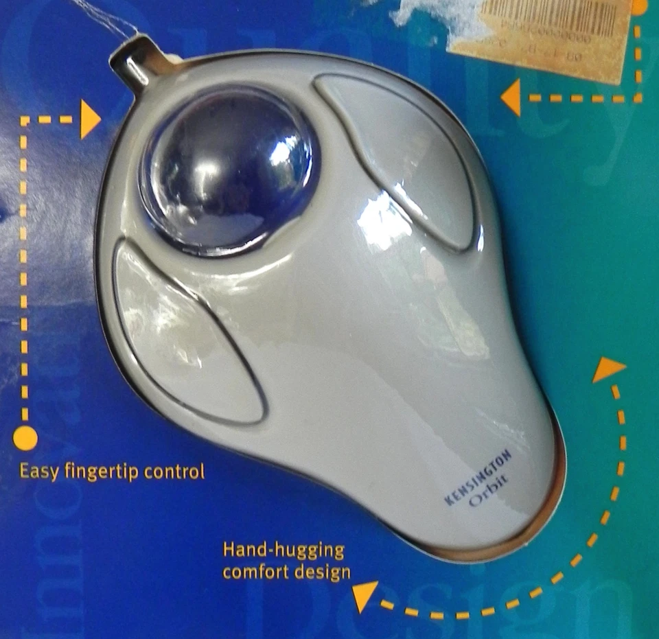 Kensington "Orbit" Trackball for Macintosh #64220, Comfort Design, 2 Button, Mac - Image 3 of 4