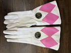 Vintage Power Rangers MMPR Pink gloves Untested