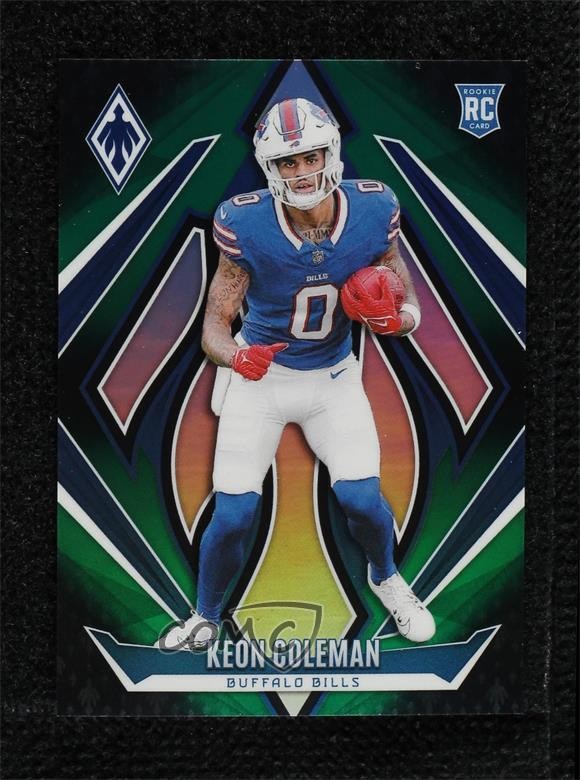 2024 Panini Phoenix Rookies Green Fade 111/199 Keon Coleman #213 Rookie RC 06or