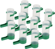 10PCS Automatic Bird Water Dispenser, Automatic Bird Feeder for Cage, Feeder Dri