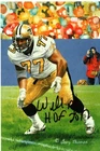 Goal Line Art Card signed by Willie Roaf with HOF 2012