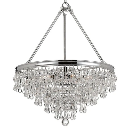 Crystorama Lighting - Six Light Chandelier - Chandelier - Calypso - Six Light - Picture 2 of 4