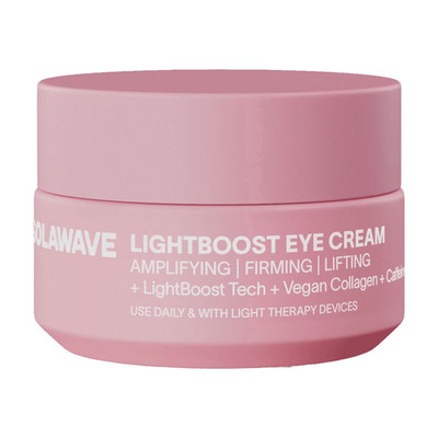 Solawave LightBoost Eye Cream 0.5oz Caffeine Collagen Peptides Care