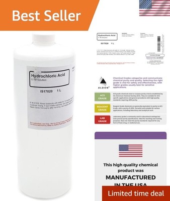 0.1M Hydrochloric Acid (1L) - Essential for Chemistry Labs and Experiments