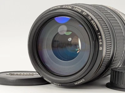 Objectif téléobjectif zoom Canon EF 75-300mm f/4-5.6 IS USM du Japon [NEUF] #... - Photo 1/4