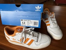 Adidas Originals Forum Low CL White/Orange Men  s Size 12