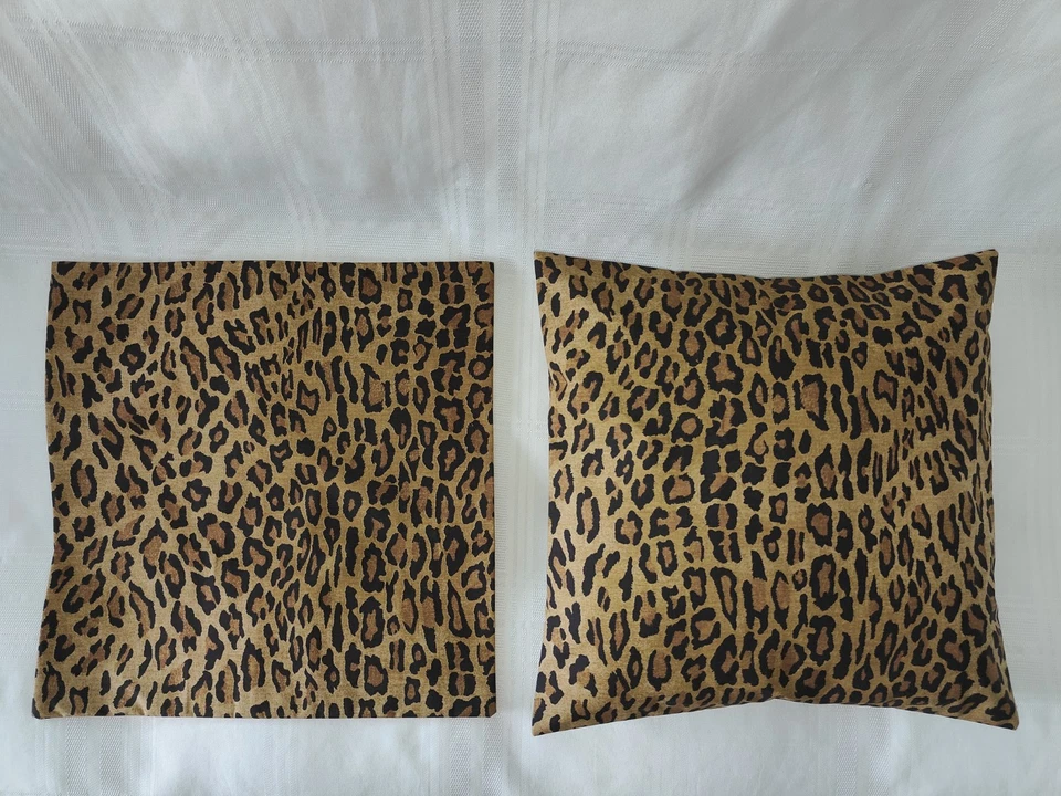 2 fundas de almohada Ralph Lauren Aragón Leopardo Lanzamiento (16x16 pulgadas) Nuevas Foto 4 de 4