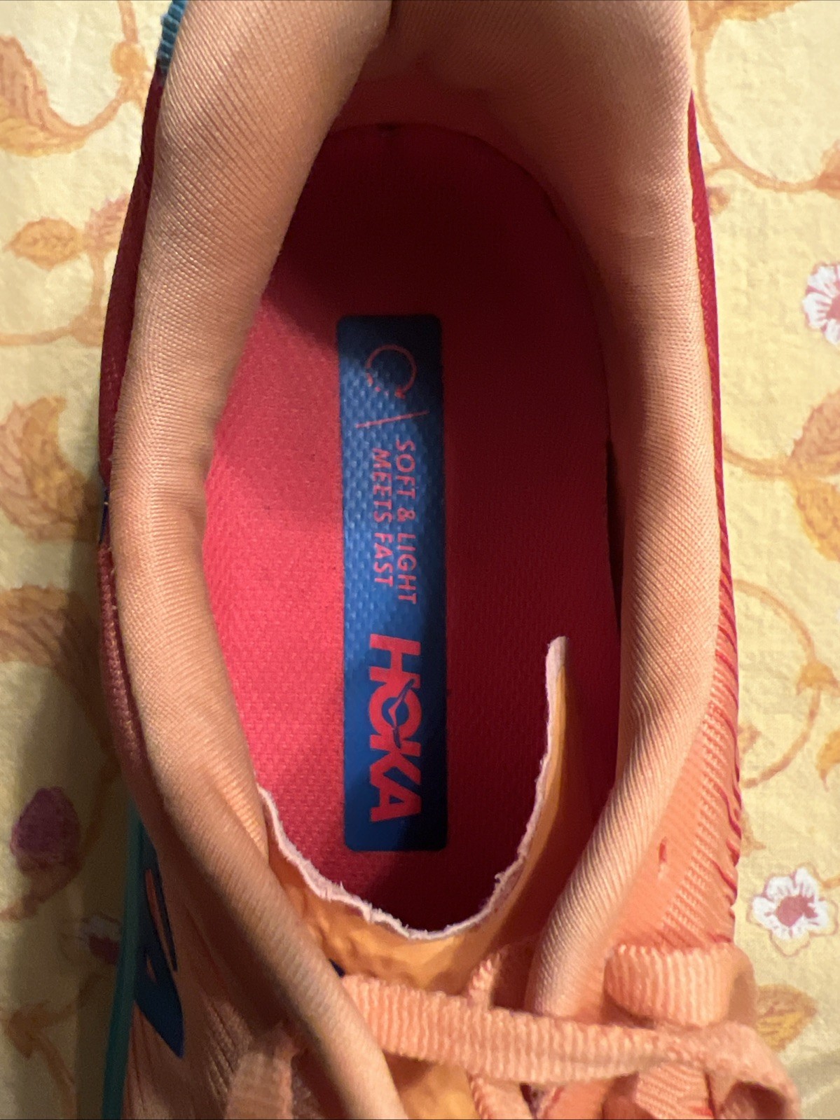 Women Size 8.5 - Hoka One One HOKA Rincon 3 Blazing Orange/Fiesta thumbnail 7