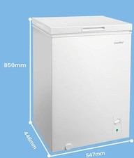 COMFEE' RCC102WH2UK(E) 99L Freestanding Chest Freezer, with Freezing and Refrige