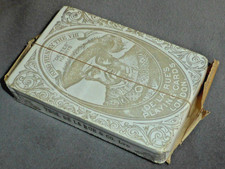 Rare Antique De La Rue Tax Wrapped Dexter Harrys Double Head Playing Cards c1898