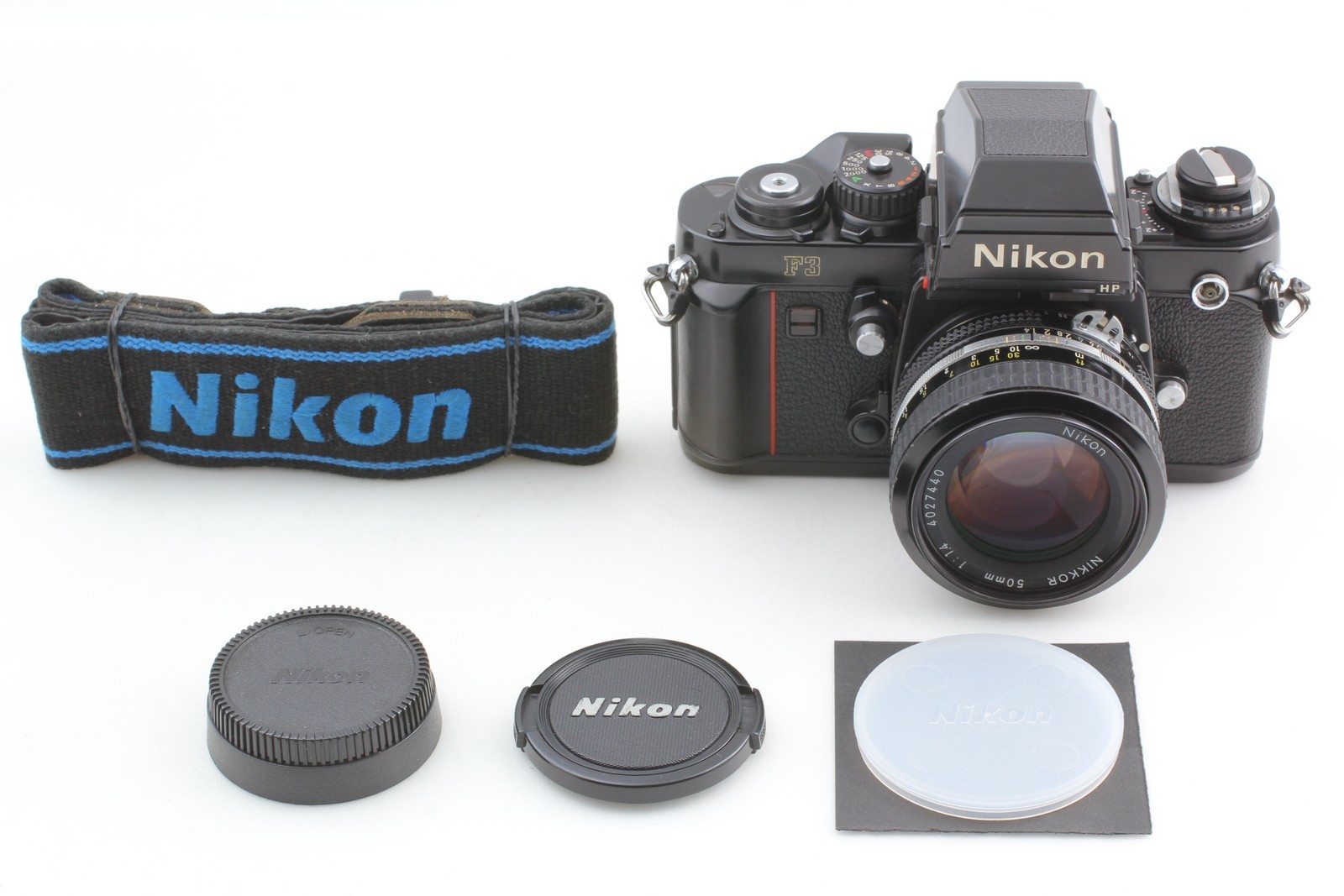 [Exc+5] Nikon F3 HP 35mm SLR 35mm Film Camera Ai 50mm f1.4 Lens From JAPAN