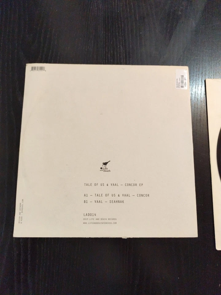 TALE OF US & Vaal - CONCOR EP Vinyl Schallplatten Techno Klassiker  - Bild 4 von 4