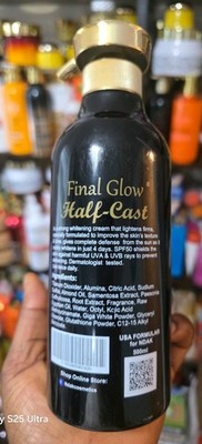 Final Glow Glutathion Fenchelsamen Gesicht BodyLotion LSF 50 DailyMoisturizingLotion
