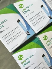 100 ct OneTouch Ultra Test Strips – New Sealed – Exp 11/2026  1 Box