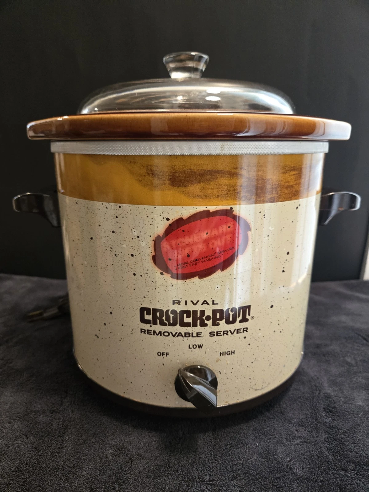 Vintage Rival Crock Pot 3.5 qt - Working Tested