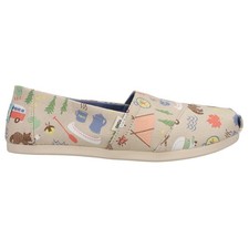 TOMS Alpargata Slip On Womens Beige Flats Casual 10017075T