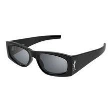 NEW SAINT LAURENT SUNGLASSES, SLM140 002 BLACK WOMEN EYEWEAR SL M140 002