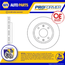 2x Brake Discs Pair Vented Front 247mm PBD8010 Proformer Set 424694 4246A7