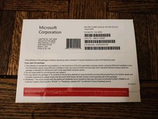 Win 10 Home 64 bit DVD with Product Key New Sealed  Free Shipping