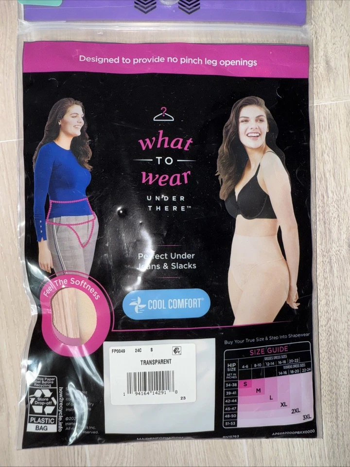 Tanga modelador de encaje Maidenform Flexees Cool Comfort en encaje nude talla S Nuevo en paquete Foto 3 de 4