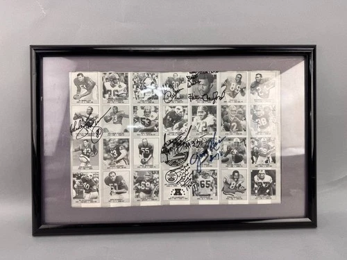 Buffalo Bills Autograph Alumni Framed Display
